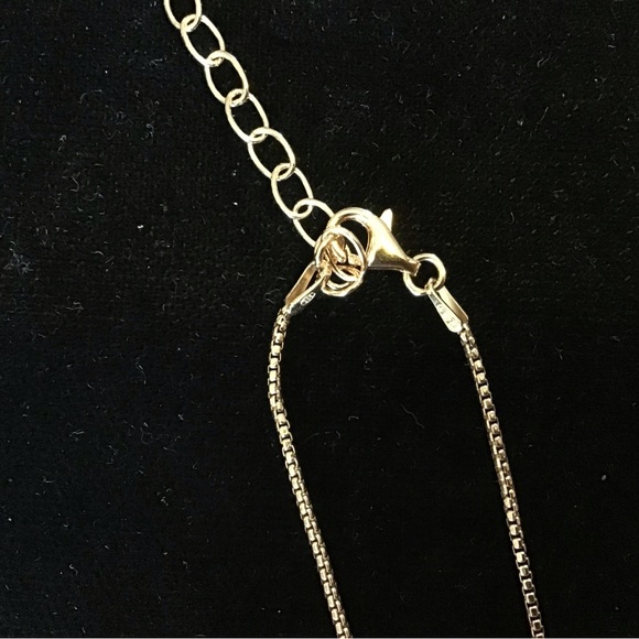 Beautiful two strand diamond necklace, both marked 925. - Picture 8 of 10